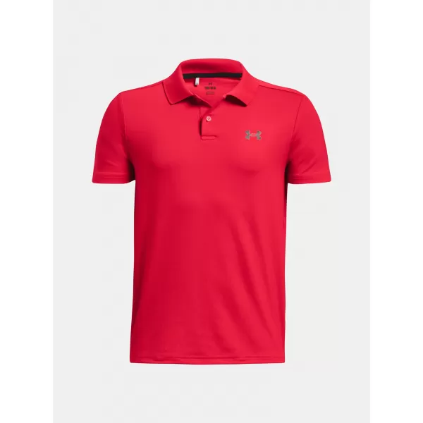  Majica za dječake UNDER ARMOUR UA PERFORMANCE POLO 1377346-600 CRVENA 