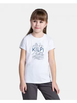 Majica za djevojčice KILPI MALGA-JG TJ0306KI BIJELA