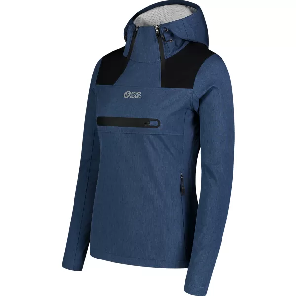  Ženska softshell jakna NORDBLANC KANGAROO NBSSL7895 PLAVA 
