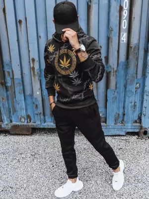Muška dukserica DSTREET BX5311 CRNI