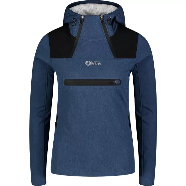  Ženska softshell jakna NORDBLANC KANGAROO NBSSL7895 PLAVA 
