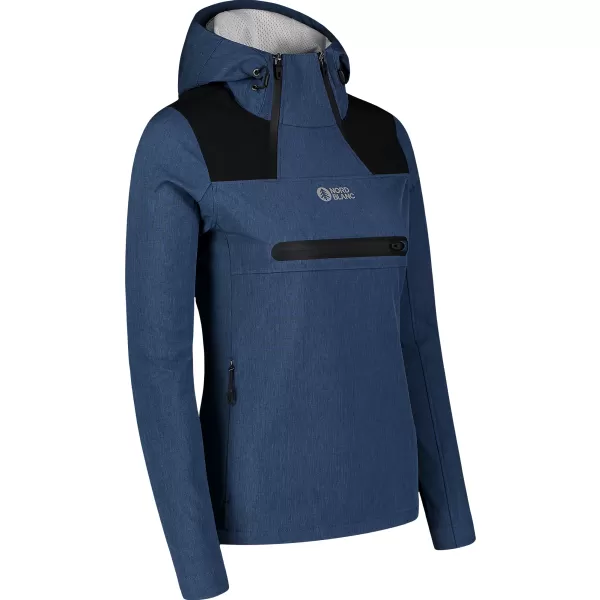  Ženska softshell jakna NORDBLANC KANGAROO NBSSL7895 PLAVA 