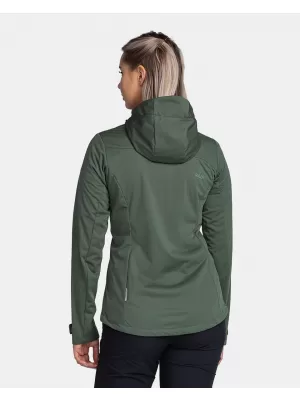 Ženska softshell jakna KILPI BELTRA-W TL0107KI TAMNO ZELENA