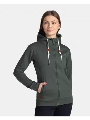 Ženski sweatshirt KILPI BERY-W TL0210KI TAMNO ZELENA