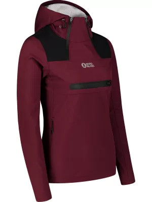 Ženska softshell jakna NORDBLANC KANGAROO NBSSL7895 CRVENA