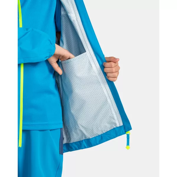  Dječja jakna KILPI DAMIRI-J TJ0518KI MINT/BIJELA/DUBOKA CRNA 