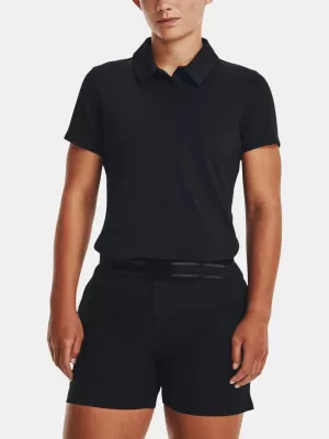 Ženska majica kratkih rukava UNDER ARMOUR UA PLAYOFF SS POLO 1377335-001 CRNA
