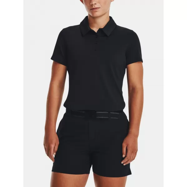  Ženska majica kratkih rukava UNDER ARMOUR UA PLAYOFF SS POLO 1377335-001 CRNA 