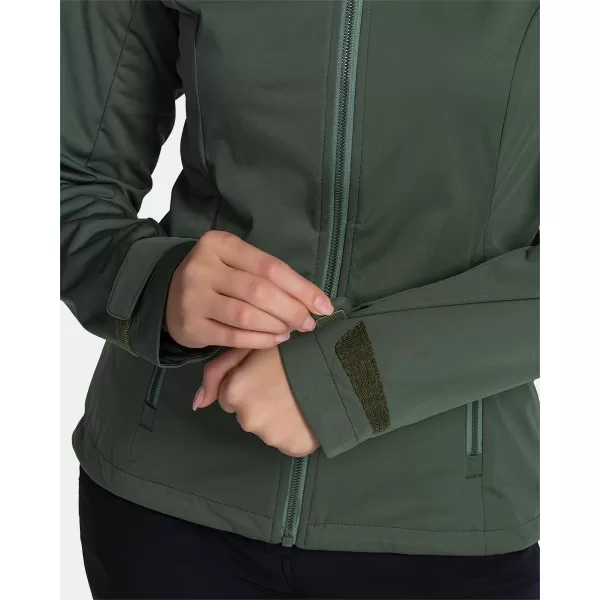  Ženska softshell jakna KILPI BELTRA-W TL0107KI TAMNO ZELENA 