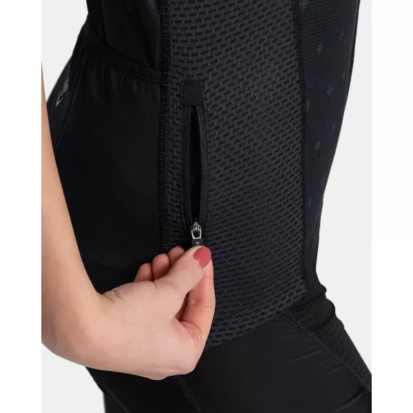  Ženski biciklistički dres KILPI MOATE-W TL0354KI CRNA 