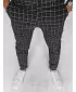 Muške karirane chino hlače DSTREET UX3968 CRNI