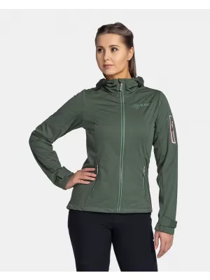 Ženska softshell jakna KILPI BELTRA-W TL0107KI TAMNO ZELENA