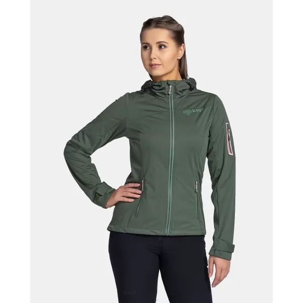  Ženska softshell jakna KILPI BELTRA-W TL0107KI TAMNO ZELENA 