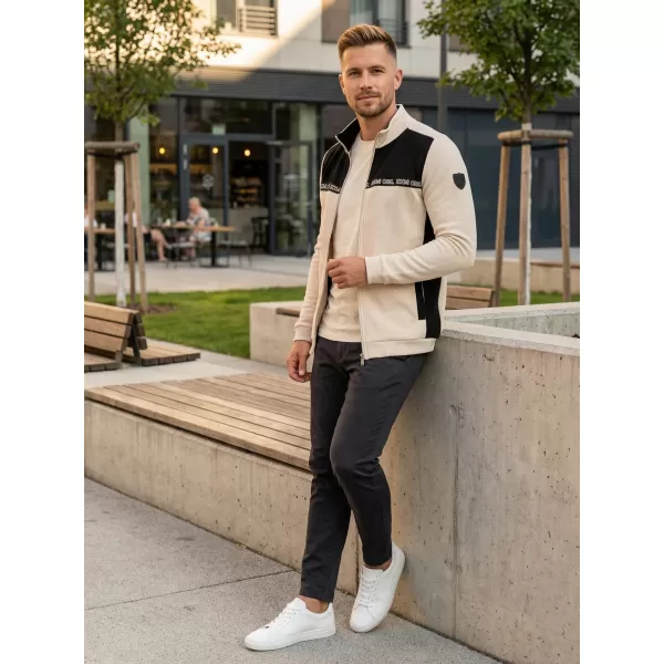  Muški sweatshirt KIXMI REUBEN SVIJETLO BEŽ 