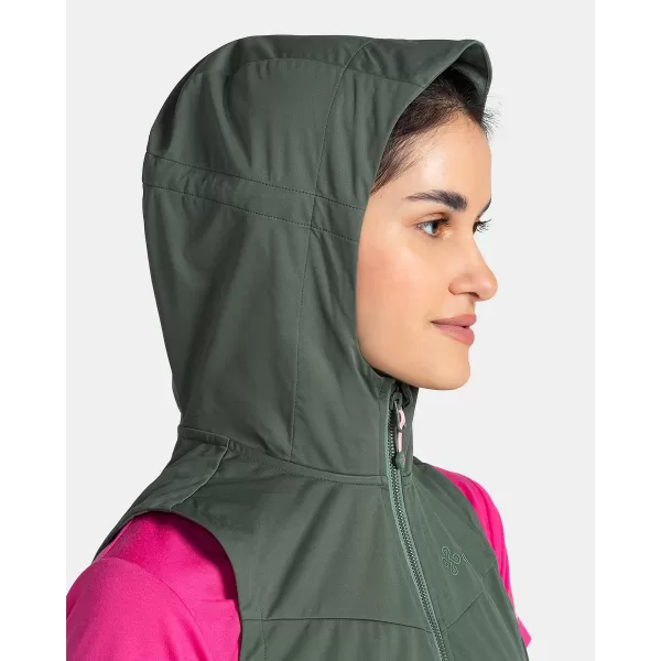  Ženski softshell prsluk KILPI MONILEA-W TL0111KI TAMNO ZELENA 