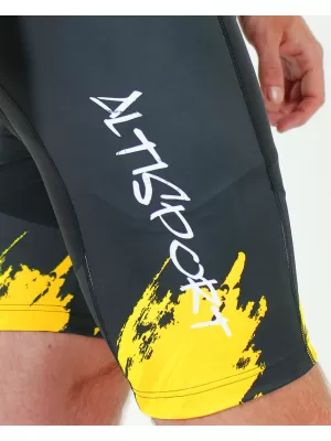 Muške vrhunske biciklističke hlače ALTISPORT SWE/ALM01S13 ŽUTA BOJA