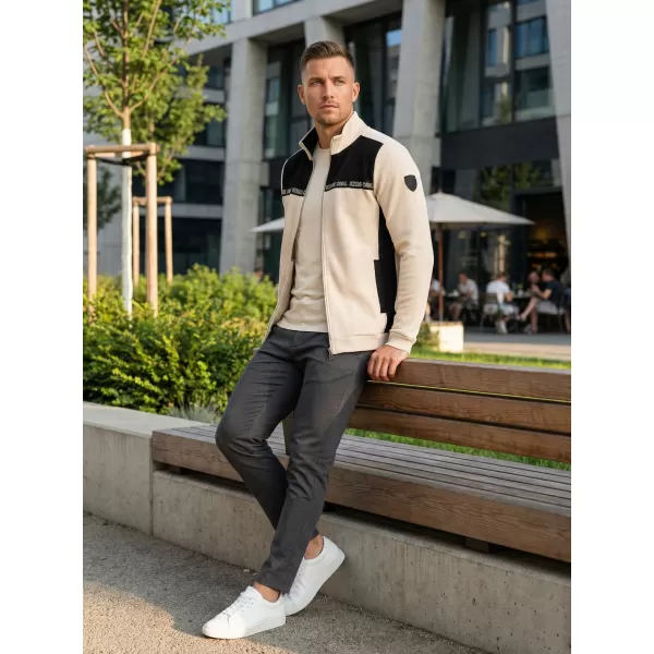  Muški sweatshirt KIXMI REUBEN SVIJETLO BEŽ 