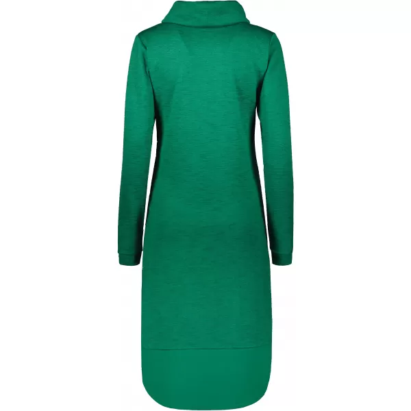 Ženska sweatshirt haljina KIXMI RENIE ZELENA 
