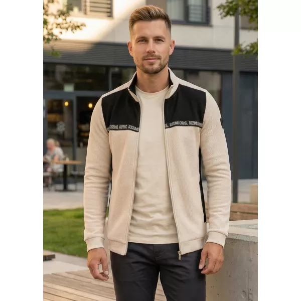  Muški sweatshirt KIXMI REUBEN SVIJETLO BEŽ 