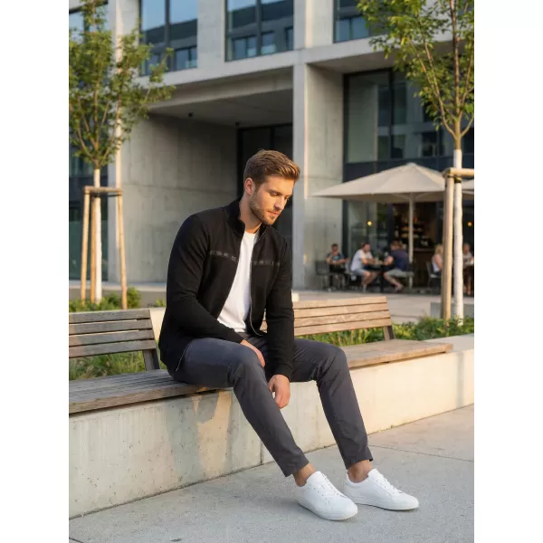  Muški sweatshirt KIXMI REUBEN CRNO 