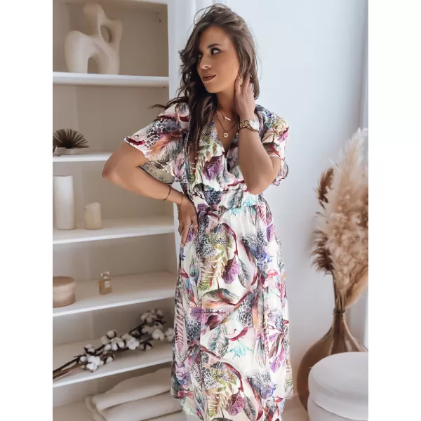  Haljina DSTREET LUNNA EY2306 BIJELI -VIOLET 