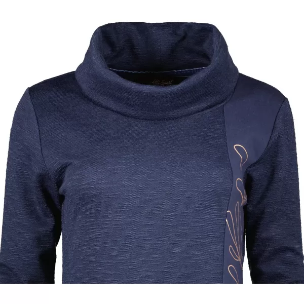  Ženska sweatshirt haljina KIXMI RENIE TAMNO PLAVA 