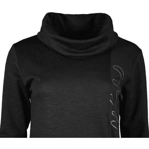  Ženska sweatshirt haljina KIXMI RENIE CRNO 