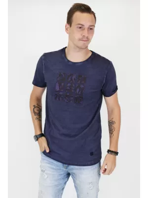 Muška majica kratkih rukava ALTISPORT BARRY TAMNO PLAVA