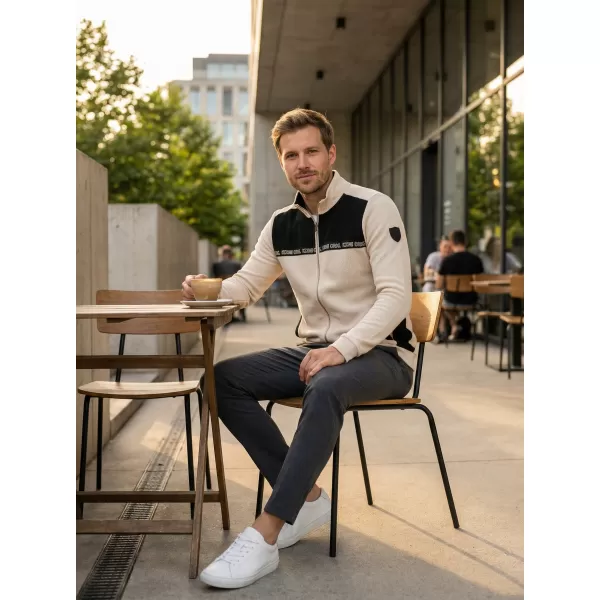  Muški sweatshirt KIXMI REUBEN SVIJETLO BEŽ 