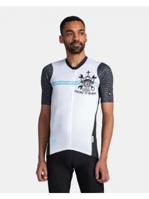 Muški biciklistički dres KILPI RIVAL-M TM0355KI BIJELA