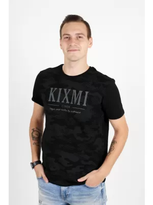 Muška majica kratkih rukava KIXMI RADLY CRNO