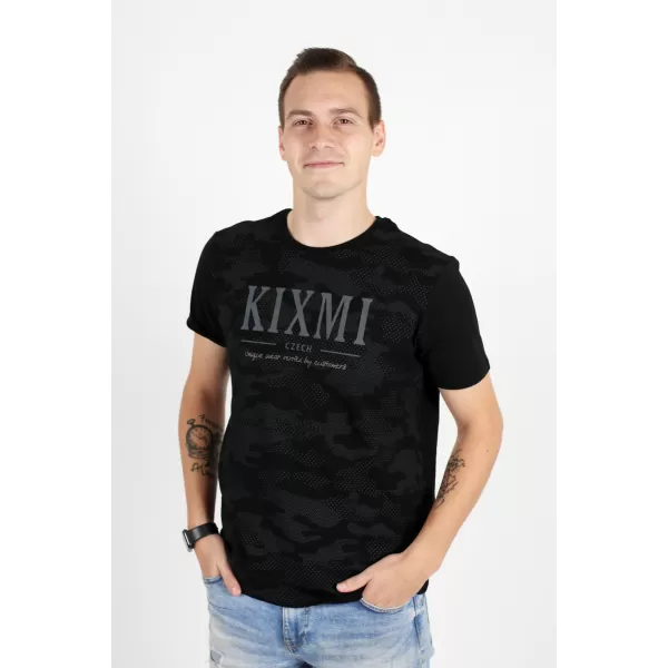  Muška majica kratkih rukava KIXMI RADLY CRNO 