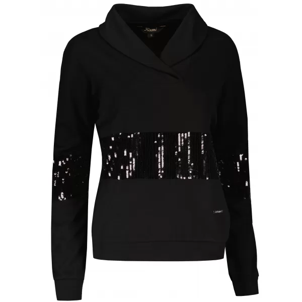  Ženski sweatshirt KIXMI RANDY CRNO 