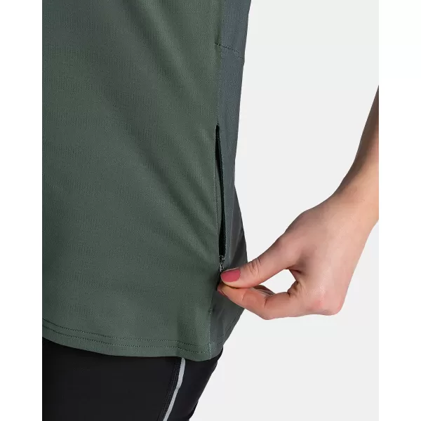  Ženski biciklistički dres KILPI REMIDO-W TL0355KI TAMNO ZELENA 