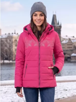 Ženska zimska jakna KIXMI RITA RUŽIČASTA