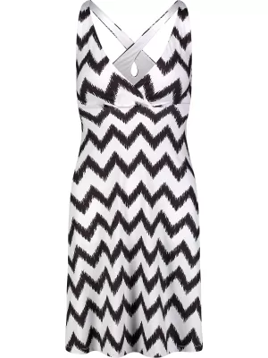 Haljina NORDBLANC V-NECK NBSLD7804 CRNA