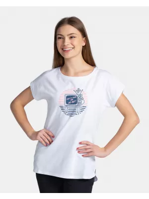 Ženska majica kratkih rukava KILPI NELLIM-W TL0363KI BIJELA