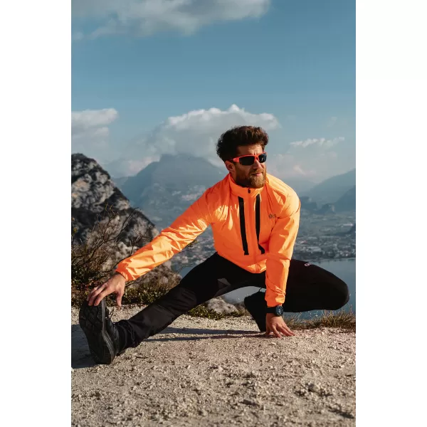  Muška sportska jakna NORDBLANC SECURED NBSJM7898 ŠOKANTNA NARANČASTA 