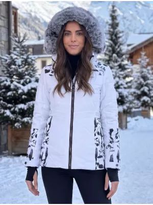 Ženska zimska jakna ALTISPORT BIANCA BIJELA