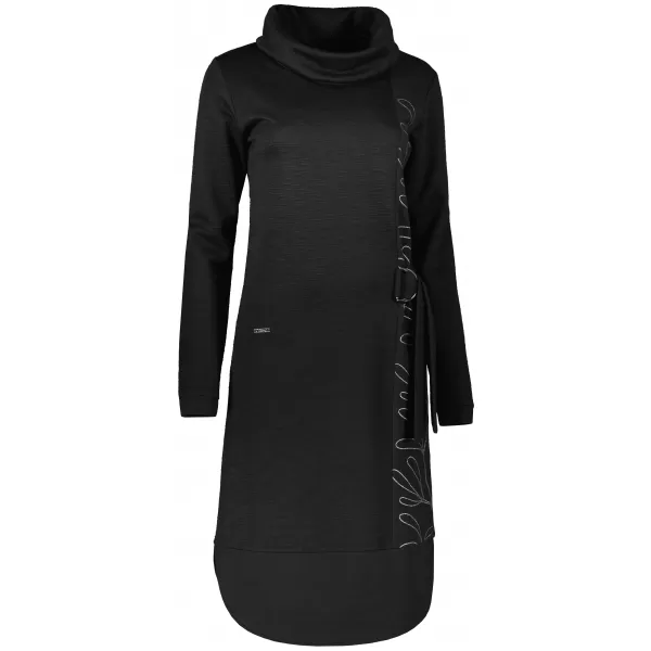  Ženska sweatshirt haljina KIXMI RENIE CRNO 
