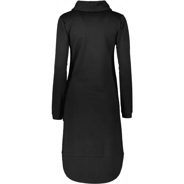 Ženska sweatshirt haljina KIXMI RENIE CRNO 