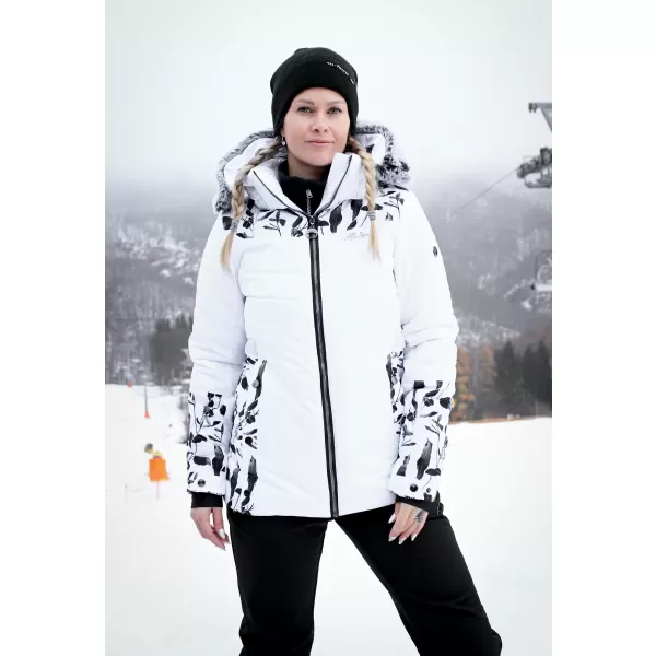  Ženska zimska jakna ALTISPORT BIANCA BIJELA 