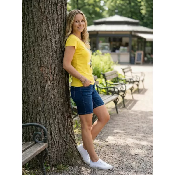  Ženska majica kratkih rukava ALTISPORT ALW178122 LIMUN 