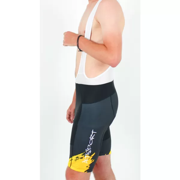  Muške vrhunske biciklističke hlače ALTISPORT SWE/ALM01S13 ŽUTA BOJA 