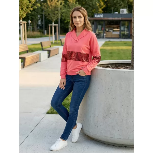  Ženski sweatshirt KIXMI RANDY RUŽIČASTA 
