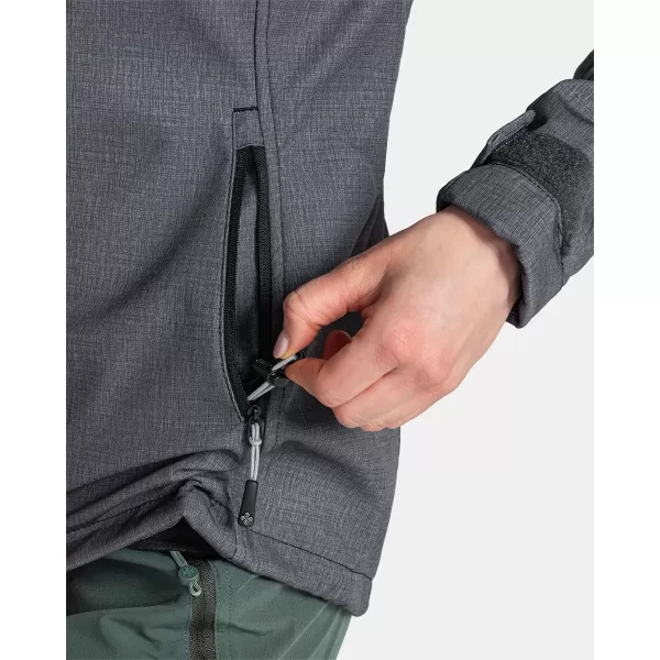  Ženska softshell jakna KILPI RAVIA-W TL0109KI TAMNOSIVA 