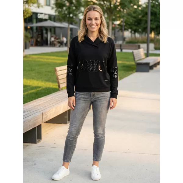  Ženski sweatshirt KIXMI RANDY CRNO 
