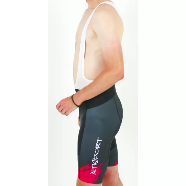  Muške vrhunske biciklističke hlače ALTISPORT SWE/ALM01S13 CRVENA 