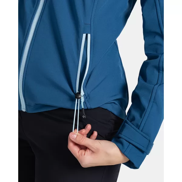 Ženska softshell jakna KILPI RAVIA-W TL0109KI TAMNOPLAVA 