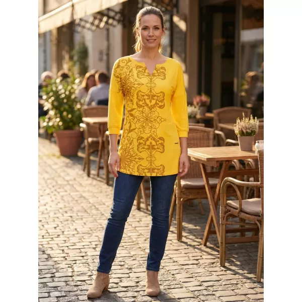  Ženska majica kratkih rukava ALTISPORT BLANCH ŽUTA BOJA 